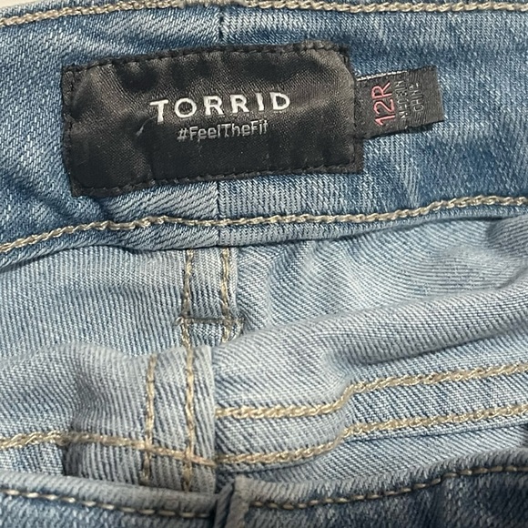 Torrid 12R Light Blue Denim Jeans EUC - Picture 7 of 8